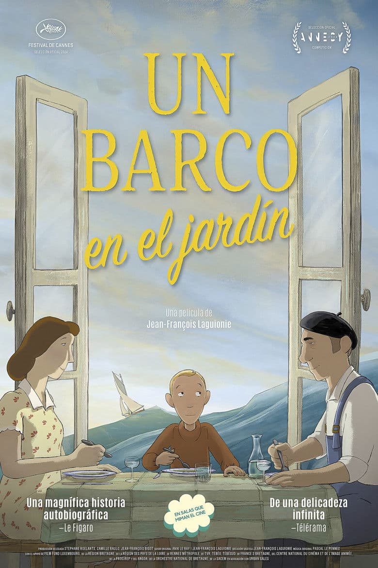 Un barco en el jardín